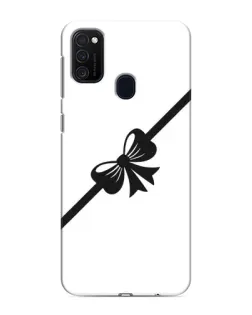 Чехол для Samsung Galaxy M21 с картинкой «Диагональный бант»