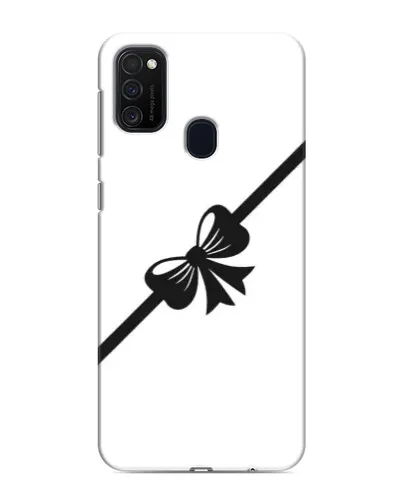 Чехол для Samsung Galaxy M21 с картинкой «Диагональный бант»
