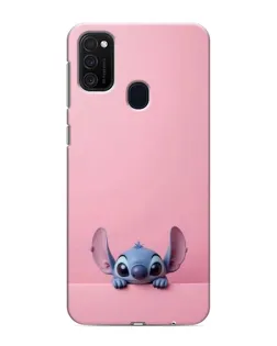 Чехол для Samsung Galaxy M21 с картинкой «Stitch выглядывает»