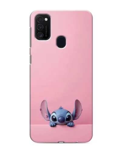 Чехол для Samsung Galaxy M21 с картинкой «Stitch выглядывает»