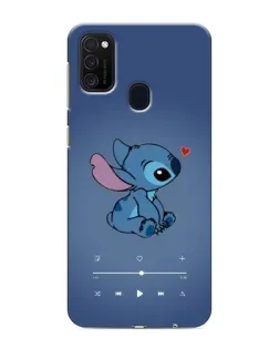 Чехол для Samsung Galaxy M21 с картинкой «Музыкальный Stitch»