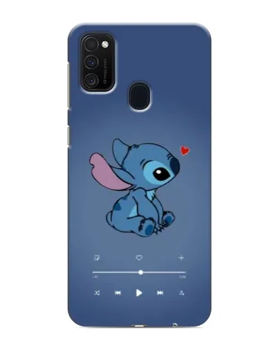Чехол для Samsung Galaxy M21 с картинкой «Музыкальный Stitch»