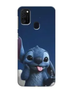 Чехол для Samsung Galaxy M21 с картинкой «Стич в облаках»