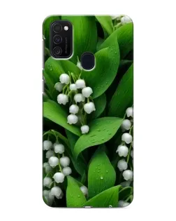 Чехол для Samsung Galaxy M21 с картинкой «Ландыши в зелени»