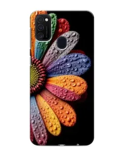 Чехол для Samsung Galaxy M21 с картинкой «Радужный цветок»