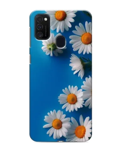 Чехол для Samsung Galaxy M21 с картинкой «Белоснежные маргаритки»