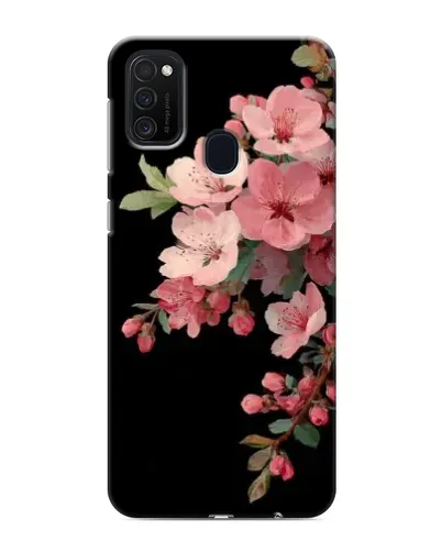 Чехол для Samsung Galaxy M21 с картинкой «Розовая ветка сакуры»