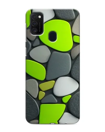Чехол для Samsung Galaxy M21 с картинкой «Яркая неоновая галька» Чехол для Samsung Galaxy M21 с картинкой «Яркая неоновая галька»