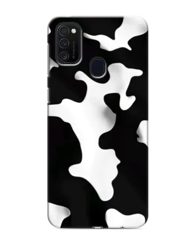 Чехол для Samsung Galaxy M21 с картинкой «Черно-белое пятно» Чехол для Samsung Galaxy M21 с картинкой «Черно-белое пятно»