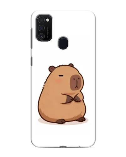 Чехол для Samsung Galaxy M21 с картинкой «Толстенькая капибара»