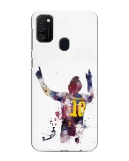 Чехол для Samsung Galaxy M21 с картинкой «Акварельный Месси Барселона» Чехол для Samsung Galaxy M21 с картинкой «Акварельный Месси Барселона»