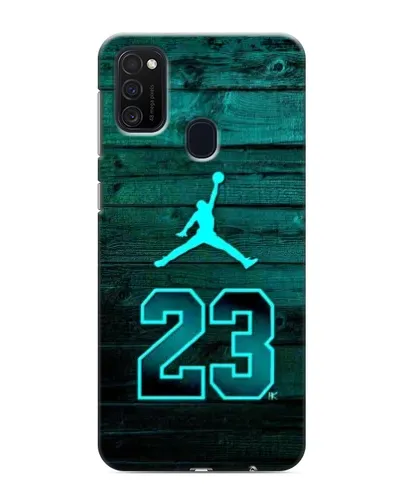 Чехол для Samsung Galaxy M21s с картинкой «Jordan Cyan 23» Чехол для Samsung Galaxy M21s с картинкой «Jordan Cyan 23»
