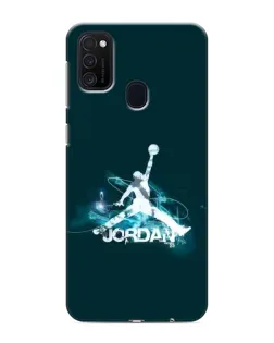 Чехол для Samsung Galaxy M21s с картинкой «Jordan Blue Fire» Чехол для Samsung Galaxy M21s с картинкой «Jordan Blue Fire»