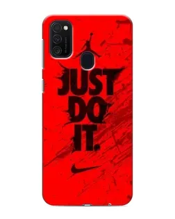 Чехол для Samsung Galaxy M21s с картинкой «Nike Just Do It» Чехол для Samsung Galaxy M21s с картинкой «Nike Just Do It»