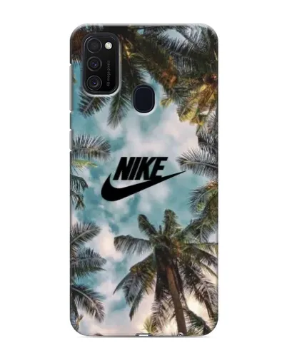 Чехол для Samsung Galaxy M21s с картинкой «Тропический принт Nike» Чехол для Samsung Galaxy M21s с картинкой «Тропический принт Nike»