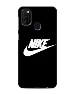 Чехол для Samsung Galaxy M21s с картинкой «Мазки краски Nike»