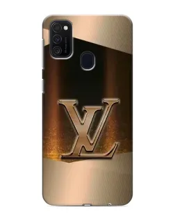 Чехол для Samsung Galaxy M21s с картинкой «LV — золотое сияние»