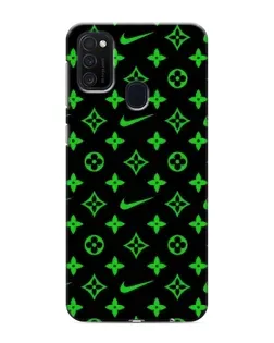 Чехол для Samsung Galaxy M21s с картинкой «Неоновый принт LV»