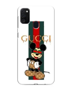 Чехол для Samsung Galaxy M21s с картинкой «Микки Маус Gucci — полосы» Чехол для Samsung Galaxy M21s с картинкой «Микки Маус Gucci — полосы»