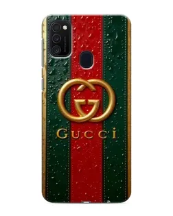 Чехол для Samsung Galaxy M21s с картинкой «Gucci — фирменная полоса и золото» Чехол для Samsung Galaxy M21s с картинкой «Gucci — фирменная полоса и золото»