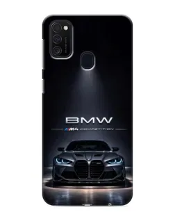 Чохол для Samsung Galaxy M21s з картинкою «BMW крізь нічне місто» Чохол для Samsung Galaxy M21s з картинкою «BMW крізь нічне місто»