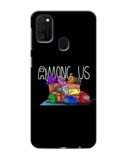 Чехол для Samsung Galaxy M21s с картинкой «Логотип Among Us»