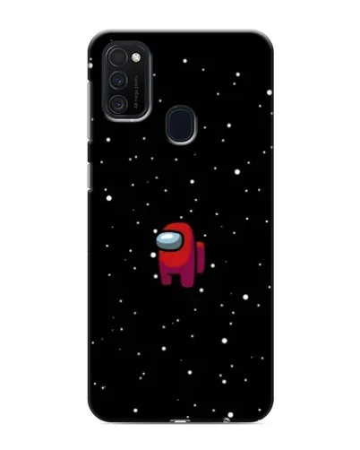 Чехол для Samsung Galaxy M21s с картинкой «Красный Among Us»