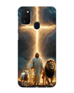 Чехол для Samsung Galaxy M21s с картинкой «Лев Иуды и Свет»