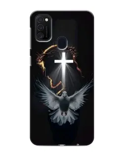 Чехол для Samsung Galaxy M21s с картинкой «Голубь и Свет»