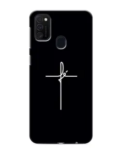Чехол для Samsung Galaxy M21s с картинкой «Тонкий крест»