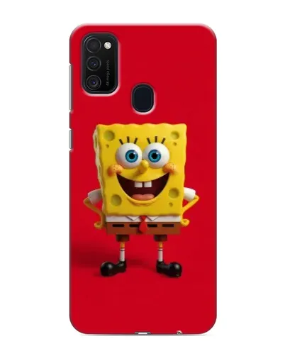 Чехол для Samsung Galaxy M21s с картинкой «Спанч Боб на красном» Чехол для Samsung Galaxy M21s с картинкой «Спанч Боб на красном»