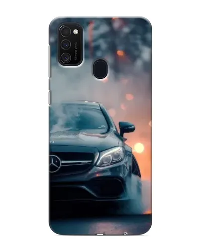 Чехол для Samsung Galaxy M21s с картинкой «Mercedes — ночной город» Чехол для Samsung Galaxy M21s с картинкой «Mercedes — ночной город»