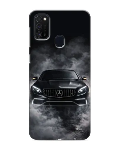 Чехол для Samsung Galaxy M21s с картинкой «Mercedes в дыму» Чехол для Samsung Galaxy M21s с картинкой «Mercedes в дыму»