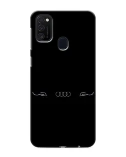 Чехол для Samsung Galaxy M21s с картинкой «Audi — световой подпись» Чехол для Samsung Galaxy M21s с картинкой «Audi — световой подпись»