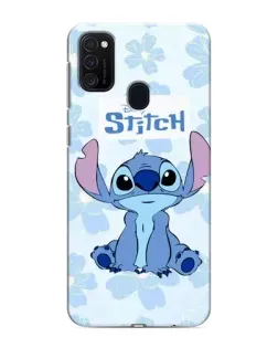 Чохол для Samsung Galaxy M21s з картинкою «Stitch серед квітів» Чохол для Samsung Galaxy M21s з картинкою «Stitch серед квітів»
