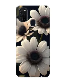 Чехол для Samsung Galaxy M21s с картинкой «Белые маргаритки макро» Чехол для Samsung Galaxy M21s с картинкой «Белые маргаритки макро»