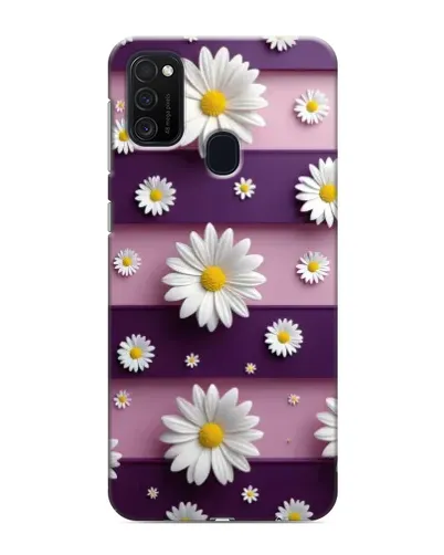 Чехол для Samsung Galaxy M21s с картинкой «Ромашки на фиолетовом» Чехол для Samsung Galaxy M21s с картинкой «Ромашки на фиолетовом»