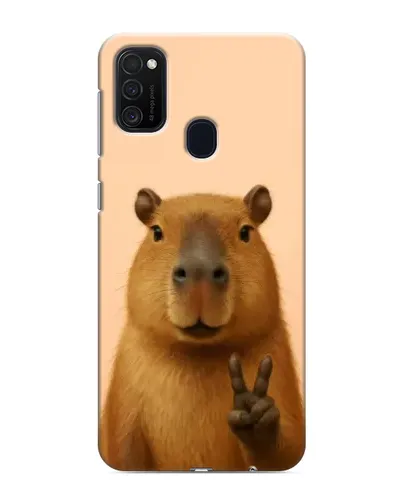 Чехол для Samsung Galaxy M21s с картинкой «Капибара виктория» Чехол для Samsung Galaxy M21s с картинкой «Капибара виктория»