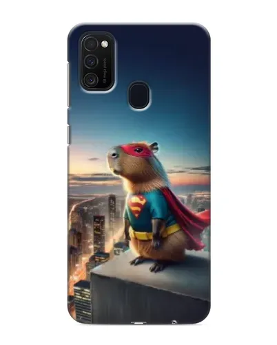 Чехол для Samsung Galaxy M21s с картинкой «Капи-мен супергерой» Чехол для Samsung Galaxy M21s с картинкой «Капи-мен супергерой»