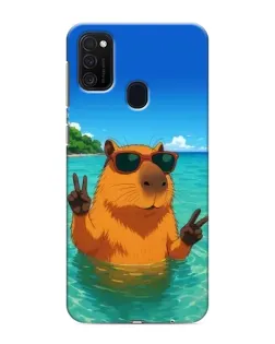 Чехол для Samsung Galaxy M21s с картинкой «Морская капибара» Чехол для Samsung Galaxy M21s с картинкой «Морская капибара»