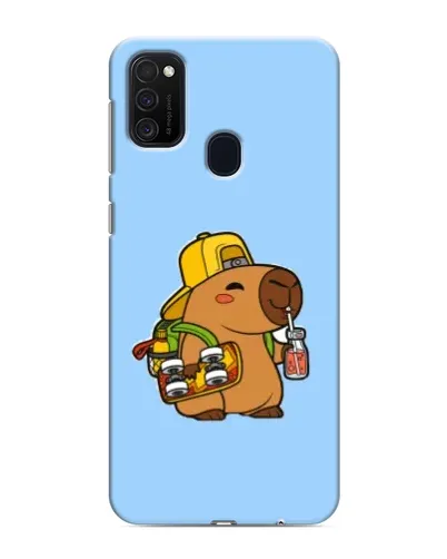Чехол для Samsung Galaxy M21s с картинкой «Капибара на скейте» Чехол для Samsung Galaxy M21s с картинкой «Капибара на скейте»