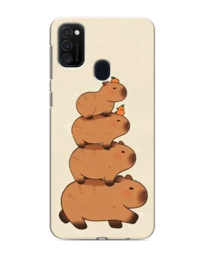 Чехол для Samsung Galaxy M21s с картинкой «Башня из капибар» Чехол для Samsung Galaxy M21s с картинкой «Башня из капибар»