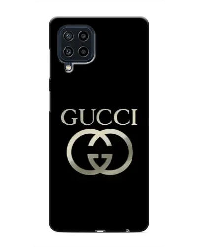 Чохол для Samsung Galaxy M22 з картинкою «Gucci — золото на чорному» Чохол для Samsung Galaxy M22 з картинкою «Gucci — золото на чорному»