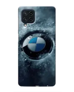 Чохол для Samsung Galaxy M22 з картинкою «Логотип BMW — лід»