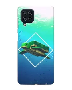 Чехол для Samsung Galaxy M22 с картинкой «Черепаха Minecraft» Чехол для Samsung Galaxy M22 с картинкой «Черепаха Minecraft»