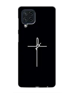 Чохол для Samsung Galaxy M22 з картинкою «Тонкий хрест»