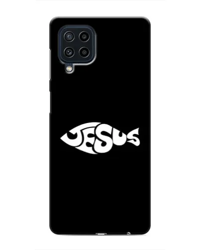 Чохол для Samsung Galaxy M22 з картинкою «Риба Jesus» Чохол для Samsung Galaxy M22 з картинкою «Риба Jesus»