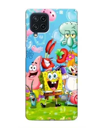 Чехол для Samsung Galaxy M22 с картинкой «Губка Боб и друзья» Чехол для Samsung Galaxy M22 с картинкой «Губка Боб и друзья»