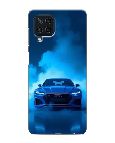 Чехол для Samsung Galaxy M22 с картинкой «Audi — голубая энергия»