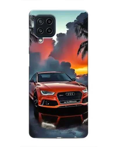 Чехол для Samsung Galaxy M22 с картинкой «Audi — закат»